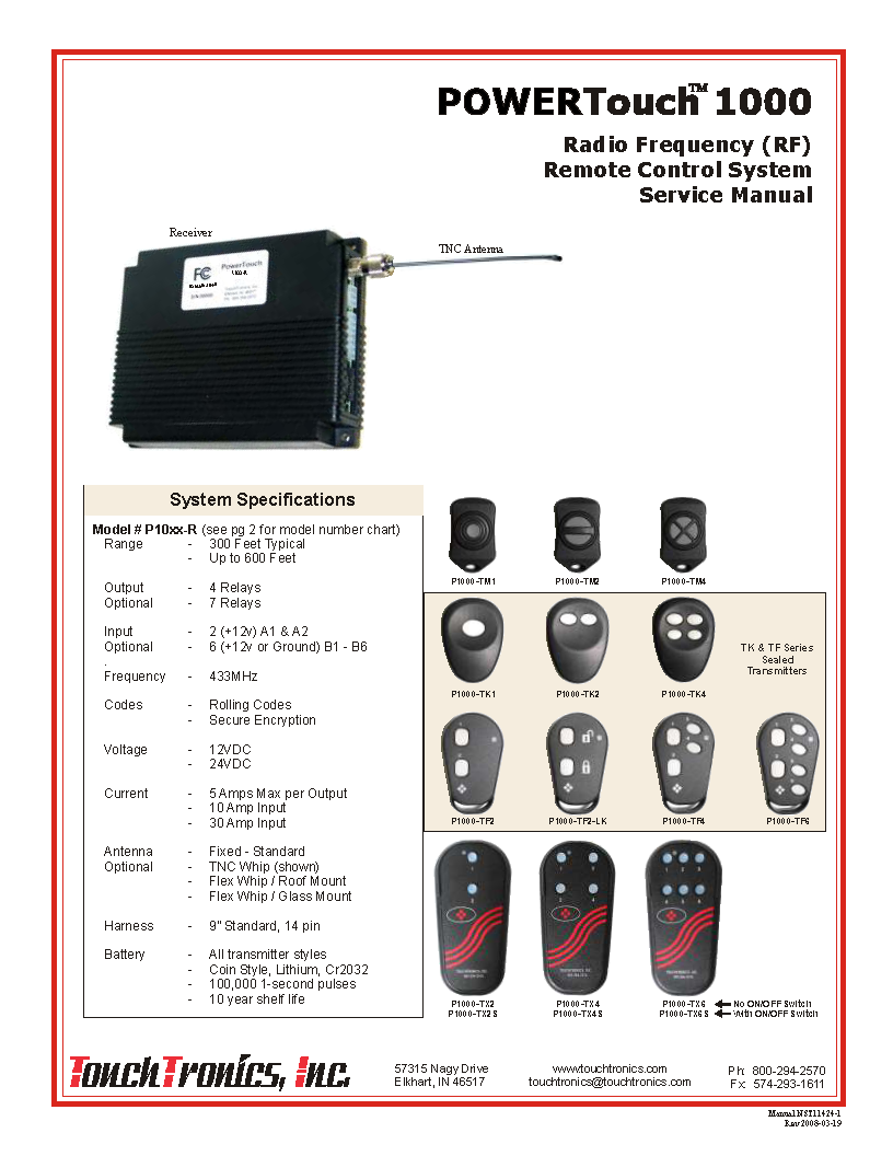 P1000 PowerTouch Rev 080319